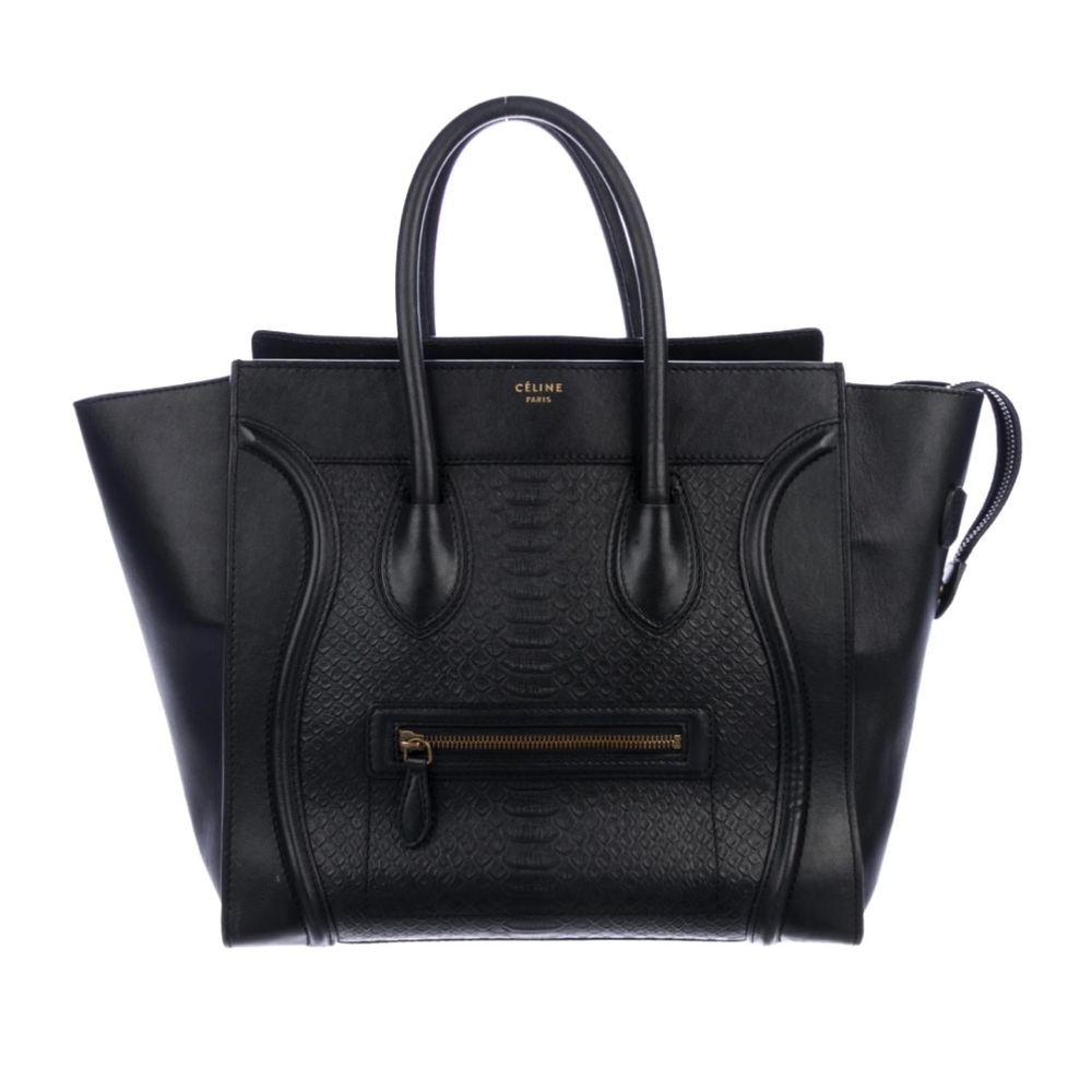Limited Edition Céline Black Mini Luggage Tote